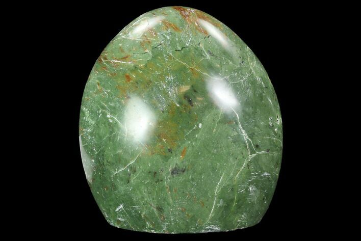 Polished Green Chrysoprase Freeform - Madagascar #99368